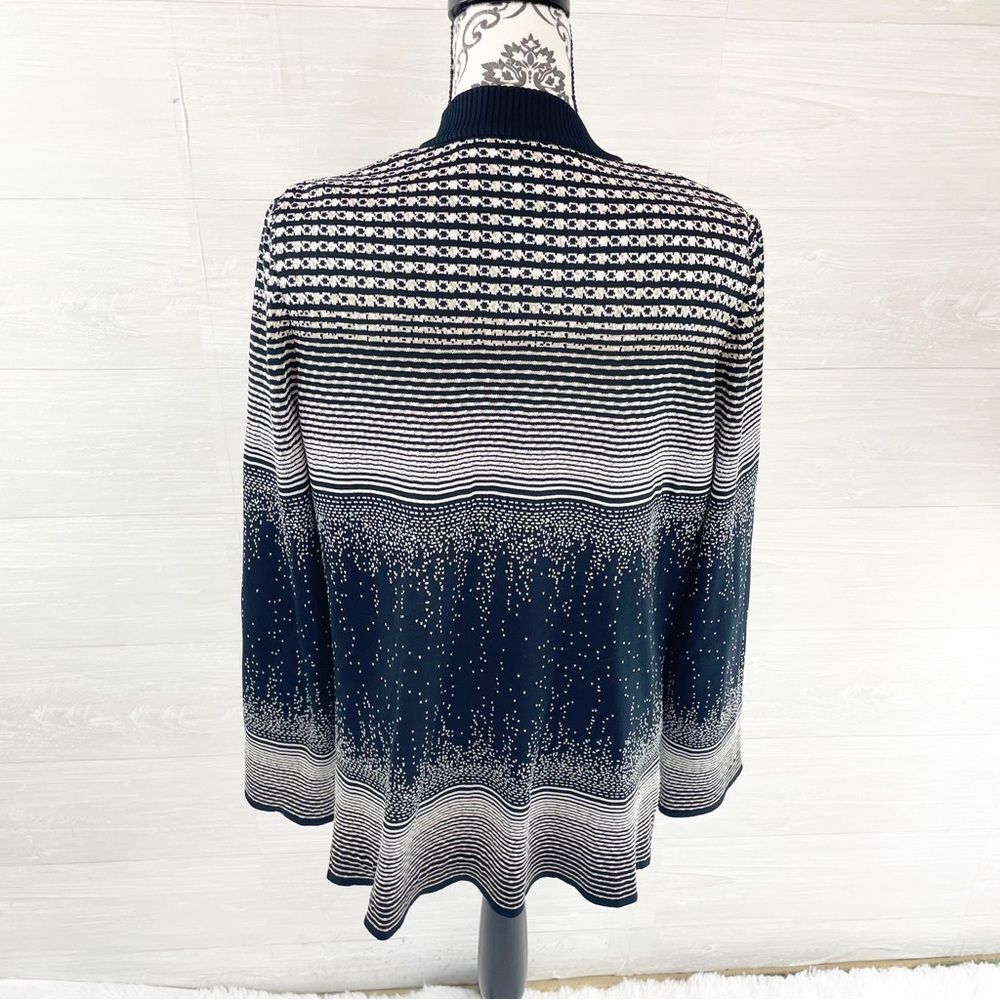 Ming Wang Multiprint Button Down Cardigan - Picture 5 of 8